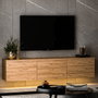 Hanah Home Soporte para TV Neon Illuminated - Atlantic Pine